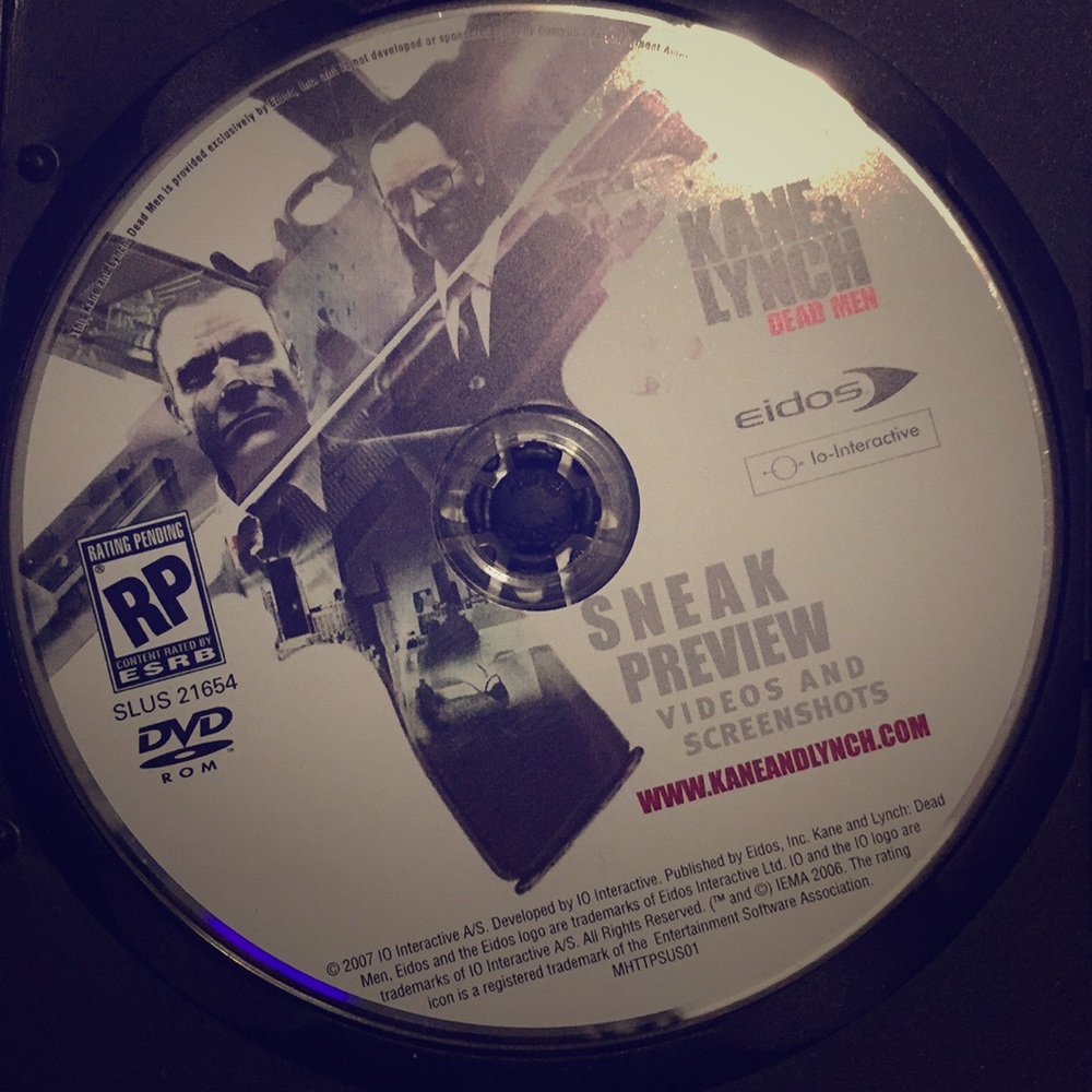 Kane and Lynch movie.